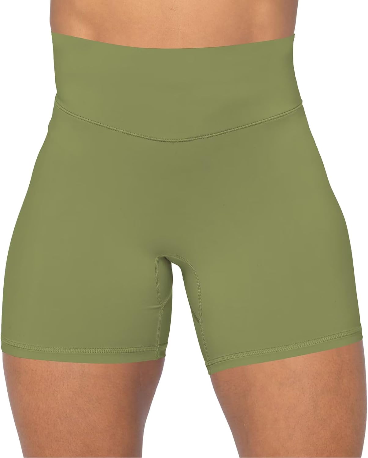 Detalle de Sunzel No Front Seam High Waist Biker Shorts for Women (Squat Proof Yoga & Workout Bike Shorts)
