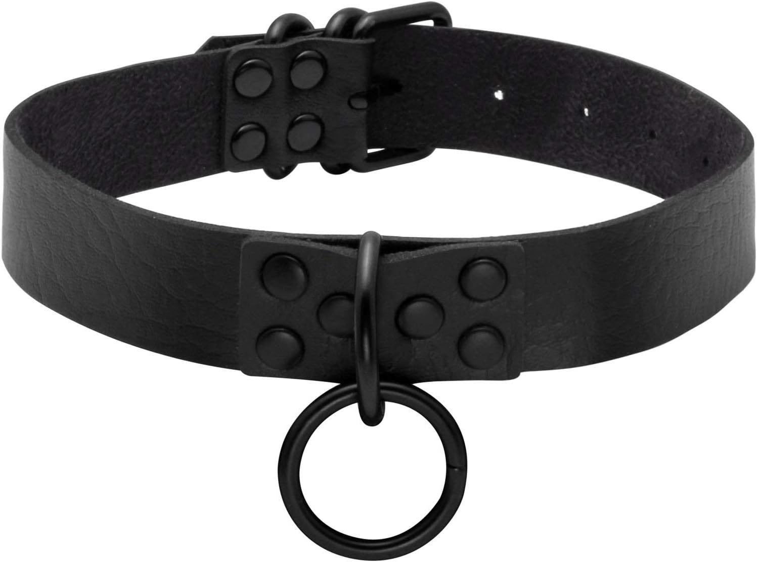Thumbnail 5 de Manfnee Punk Gothic Halsband – PU Leder Halsreif mit Spike und Nieten