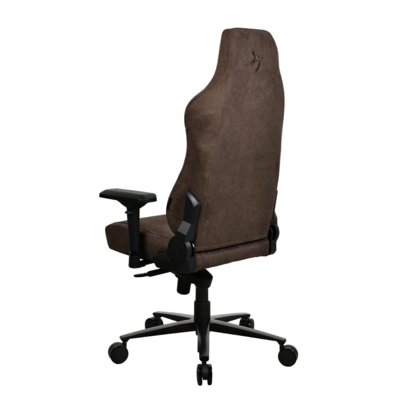 Detalle de Arozzi Vernazza Supersoft: Silla Gaming marrón para comodidad prolongada