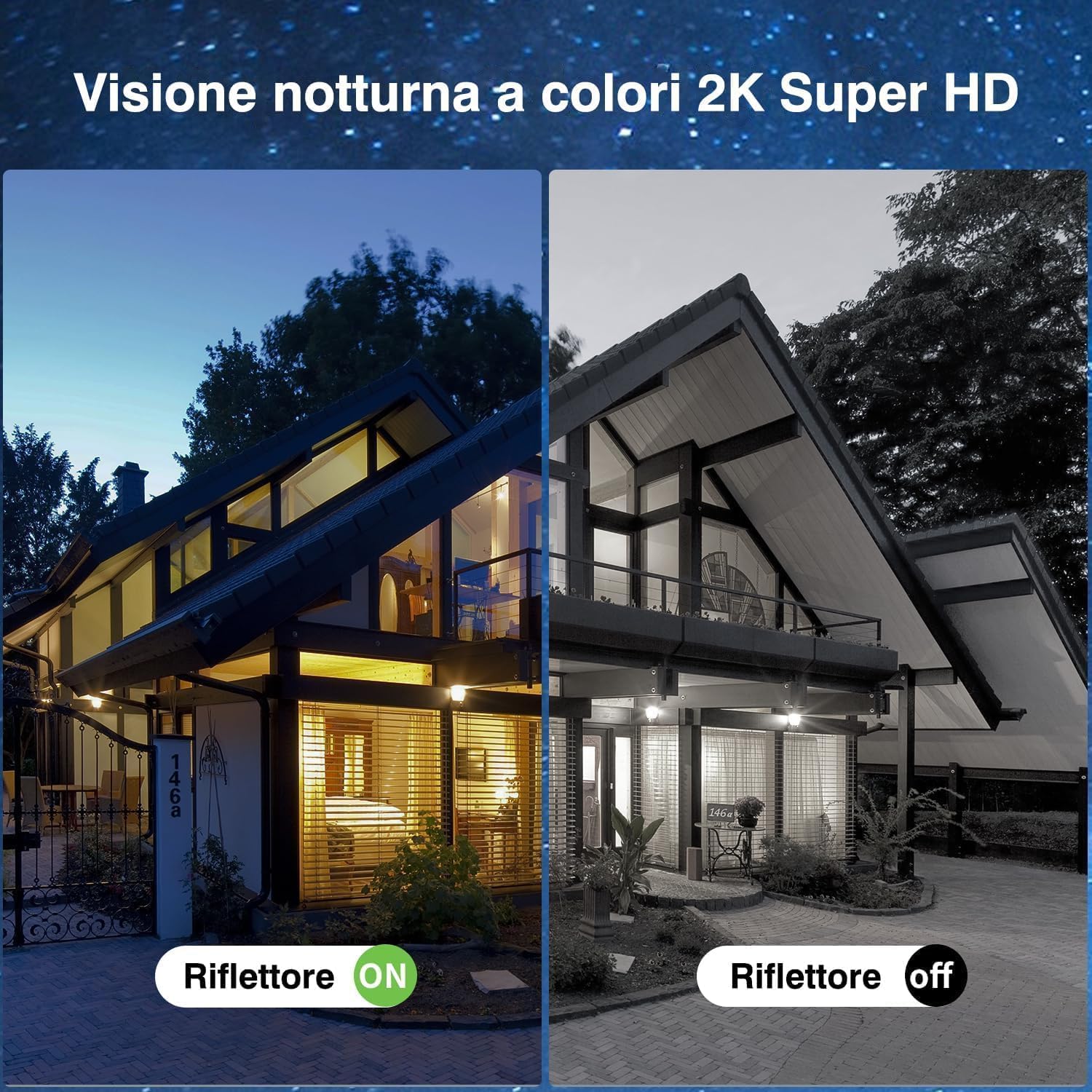Thumbnail 5 de Xega Telecamera Solare 2K PTZ 355°/95° per esterni