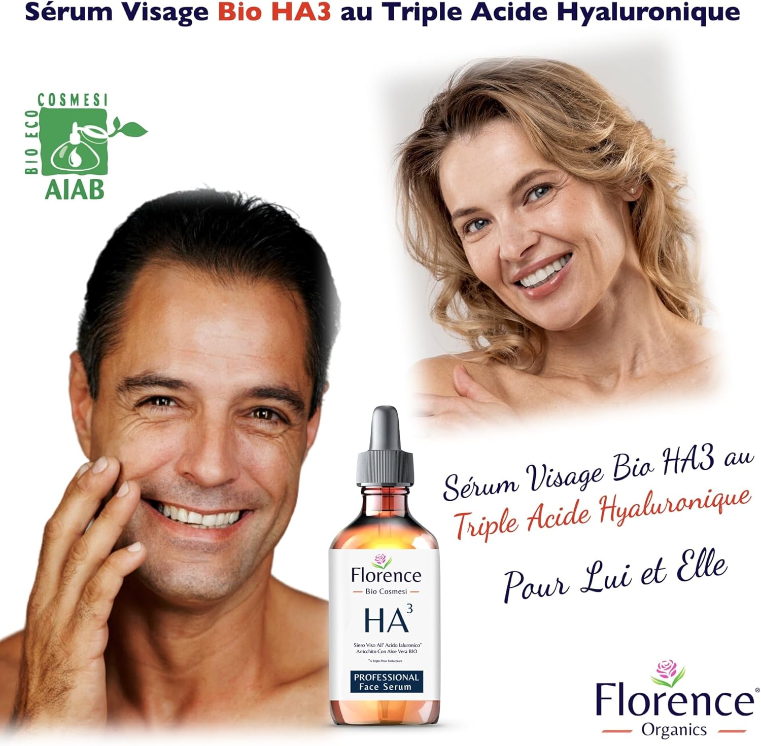 Thumbnail 4 de Sérum Bio à l’acide hyaluronique HA3 (3 poids moléculaires) + vitamine C, 60 ml – Vegan