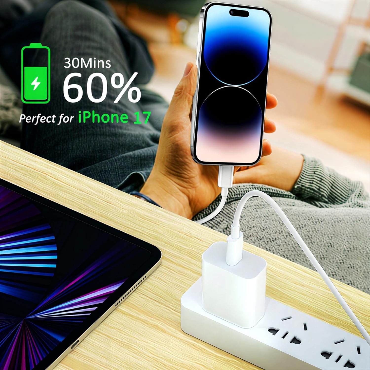 Thumbnail 4 de USB C to C Charging Cable 2-Pack 10ft ⚡