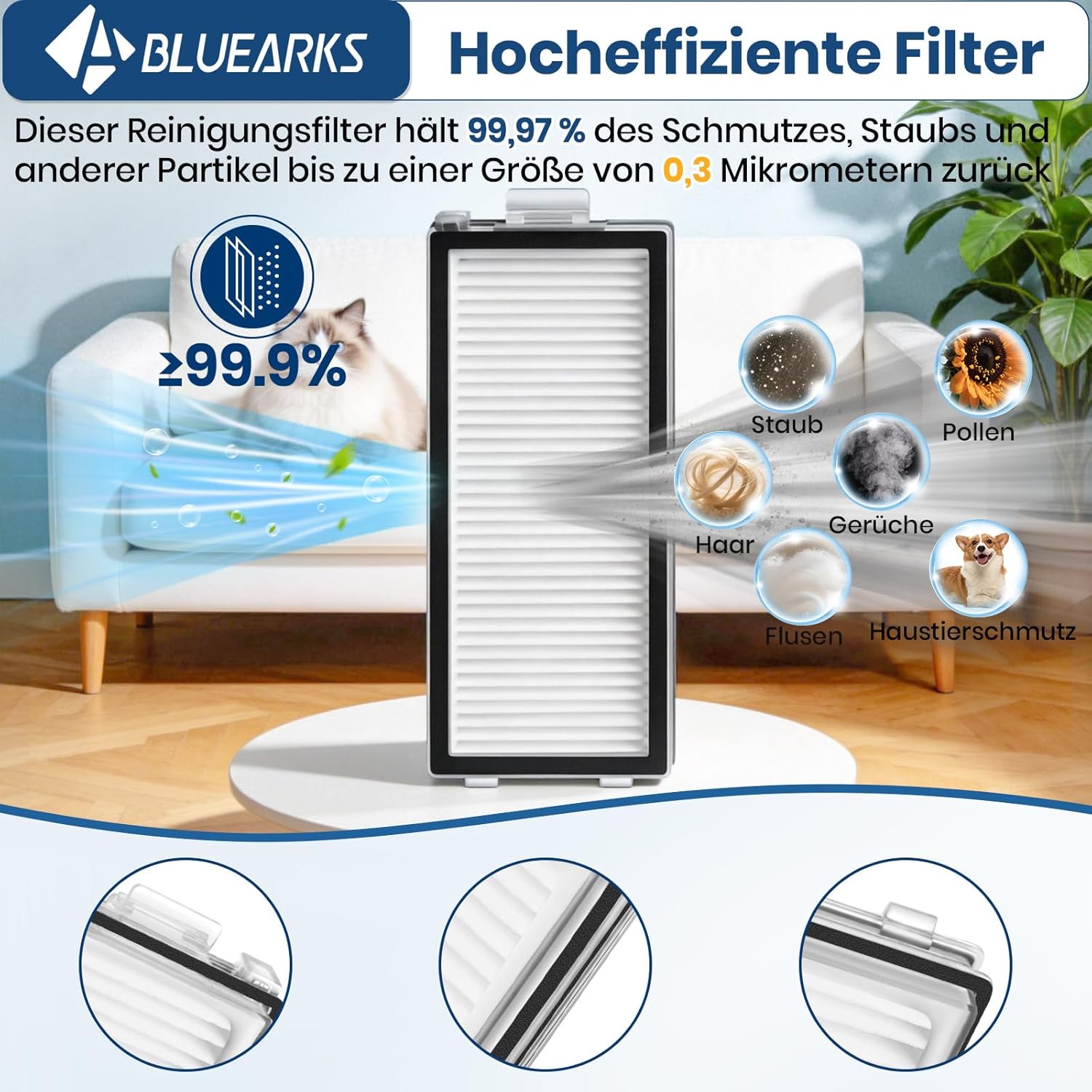 Thumbnail 3 de Bluearks Zubehörset Roborock Qrevo 26‑teilig 🧹