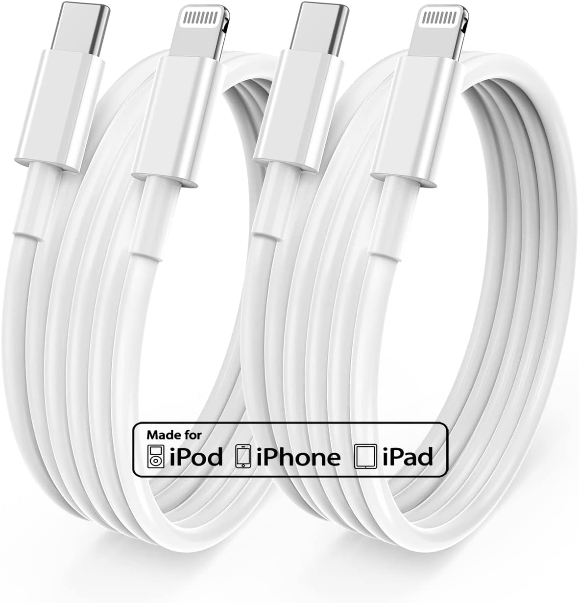 Detalle de Long iPhone Fast Charger Cable 10ft