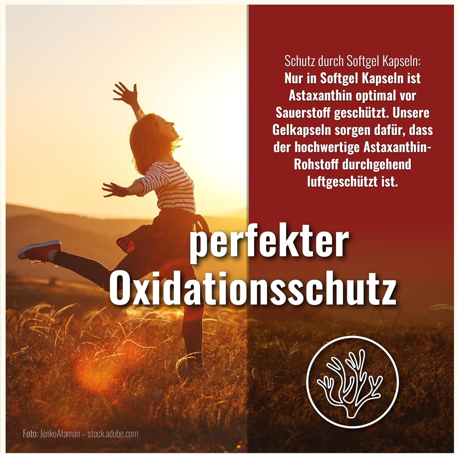 Detalle de Astaxanthin 12 mg Depot Softgel Kapseln 4‑Monatsvorrat