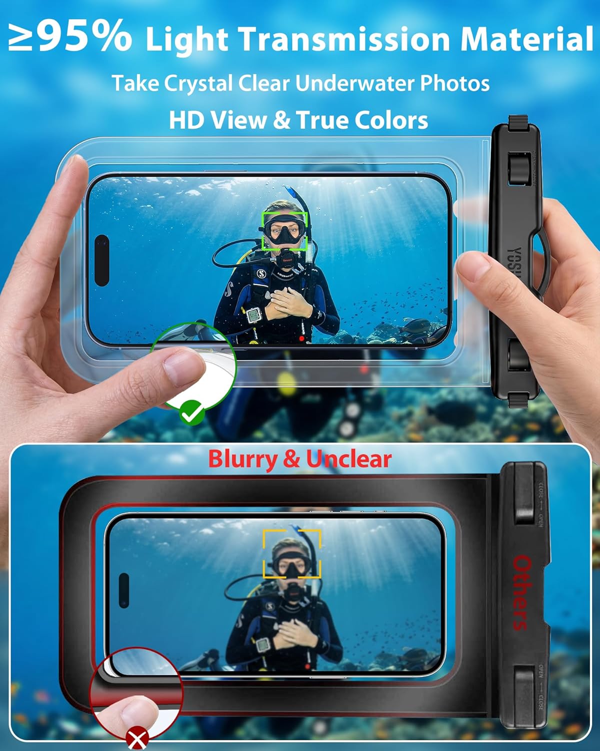 Thumbnail 5 de YOSH Waterproof Phone Pouch 7 inch IPX8