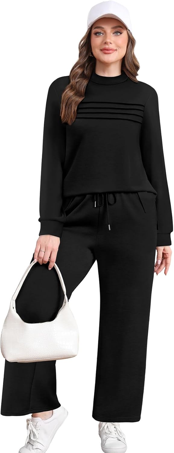 Thumbnail 2 de WIHOLL Two Piece Set Wide Leg Pants S-3XL