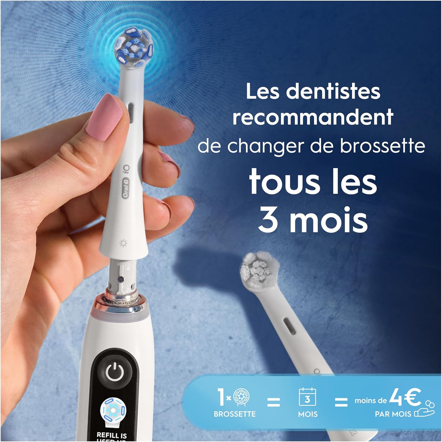 Detalle 2 de Oral-B Ultimate Clean - Lot de 8 brossettes authentiques