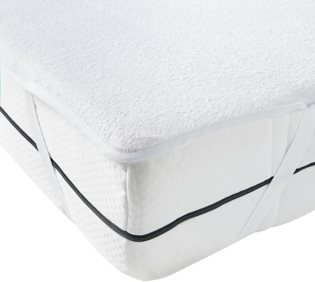 Detalle de Dreamway Protege Matelas 80x200 cm – Imperméable, Respirant et Silencieux (OEKO-TEX), avec coins élastiques