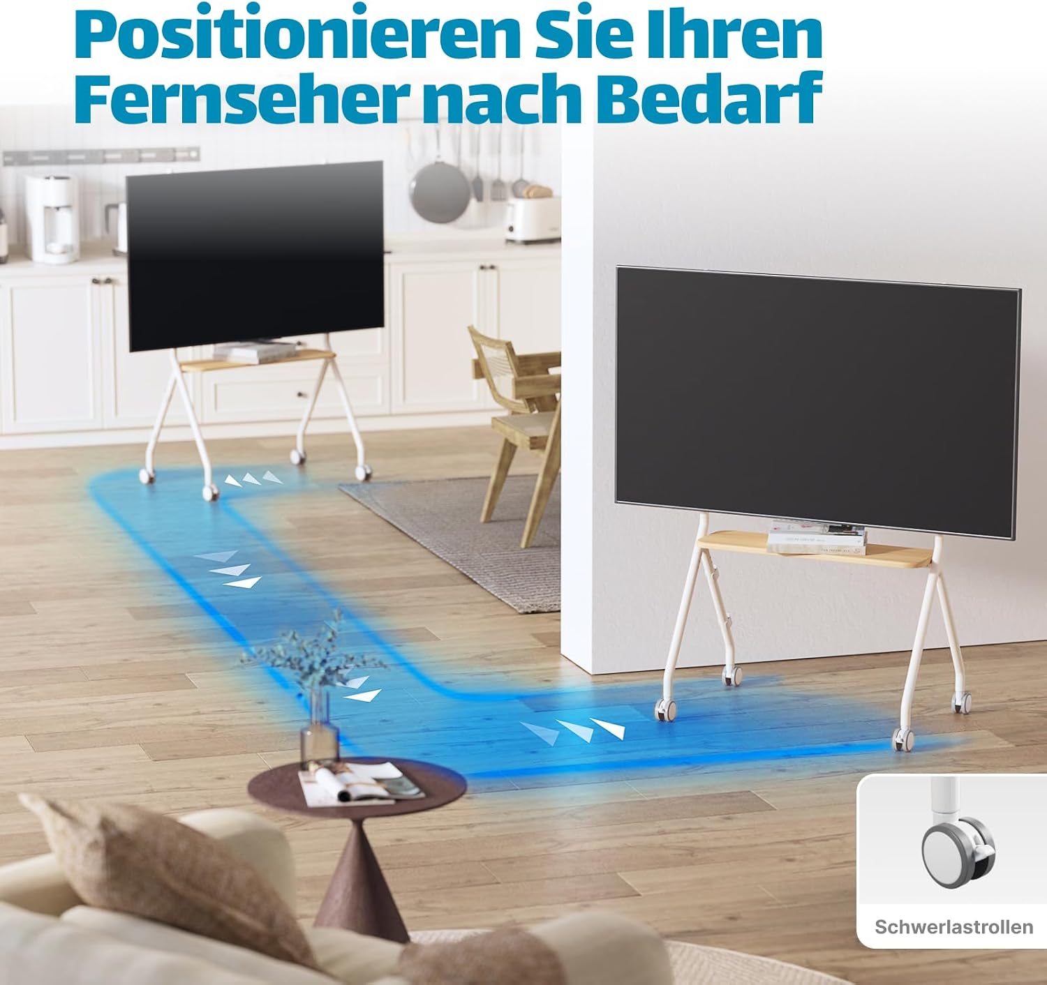 Thumbnail 2 de ECOTINY TV-Ständer 49–80 Zoll 50 kg