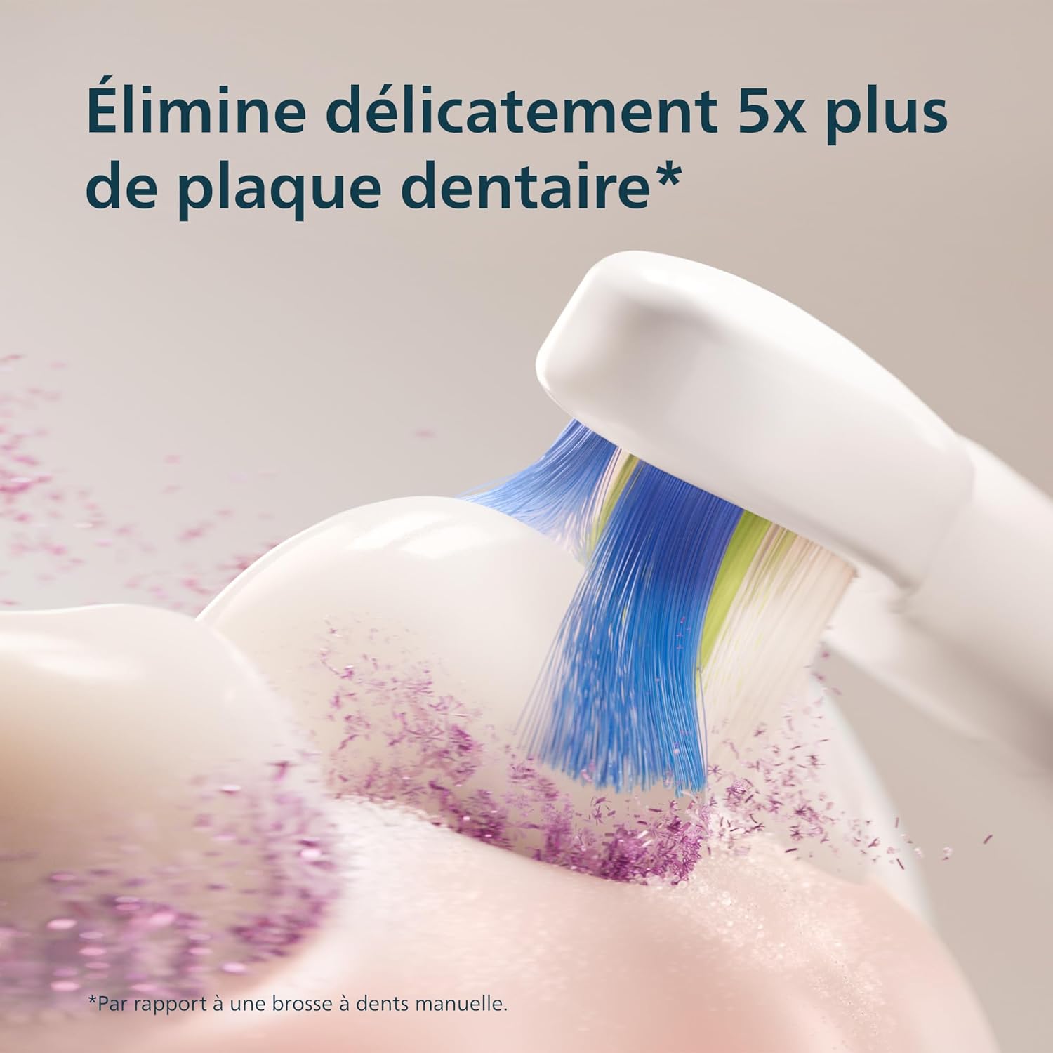 Thumbnail 2 de Philips Sonicare Série 3100 HX4034/21 – Brosse à dents électrique, capteur de pression, 3 intensités