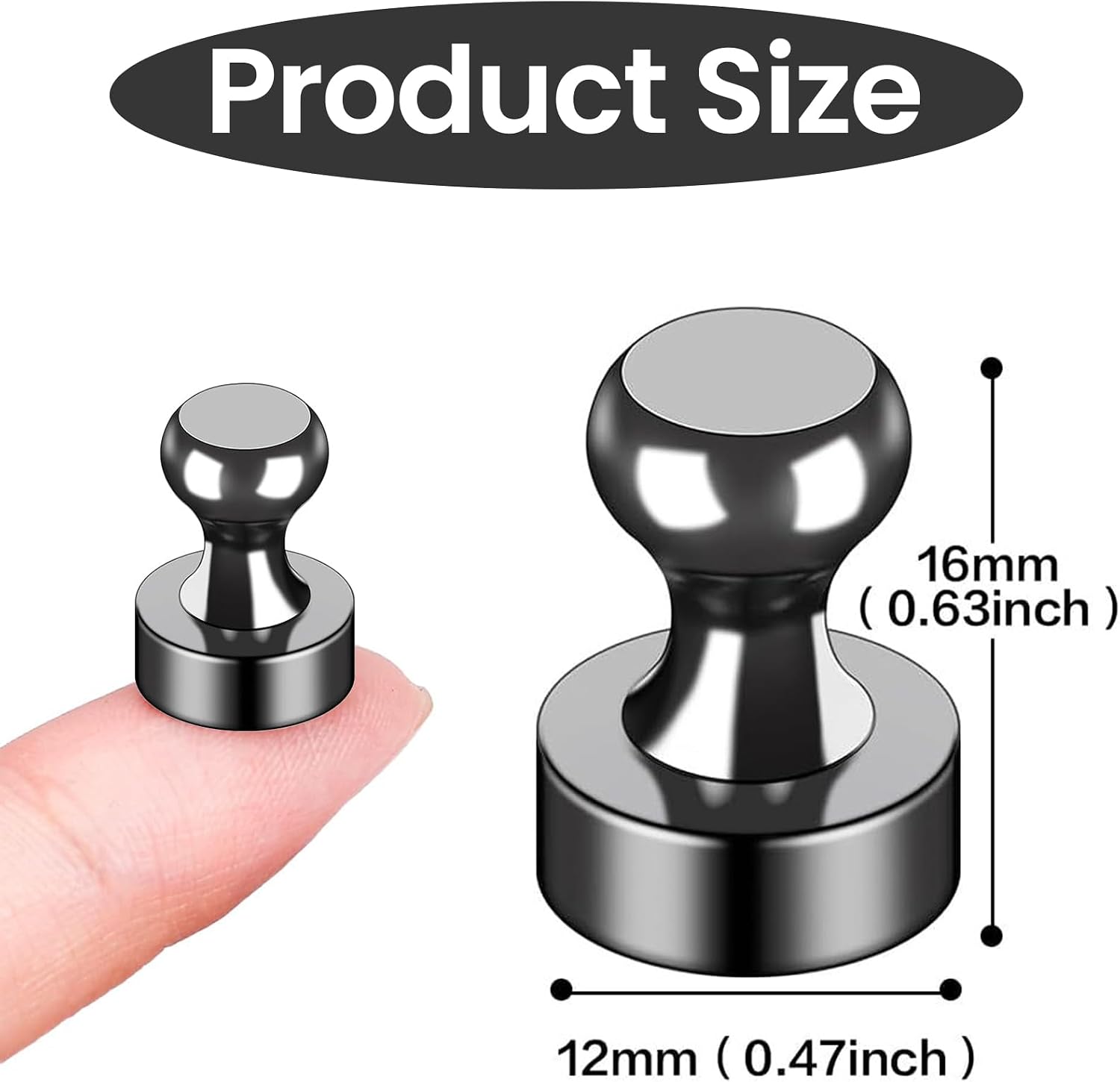 Detalle de LOVIMAG Fridge Magnets 12-Pack strong magnets for fridge