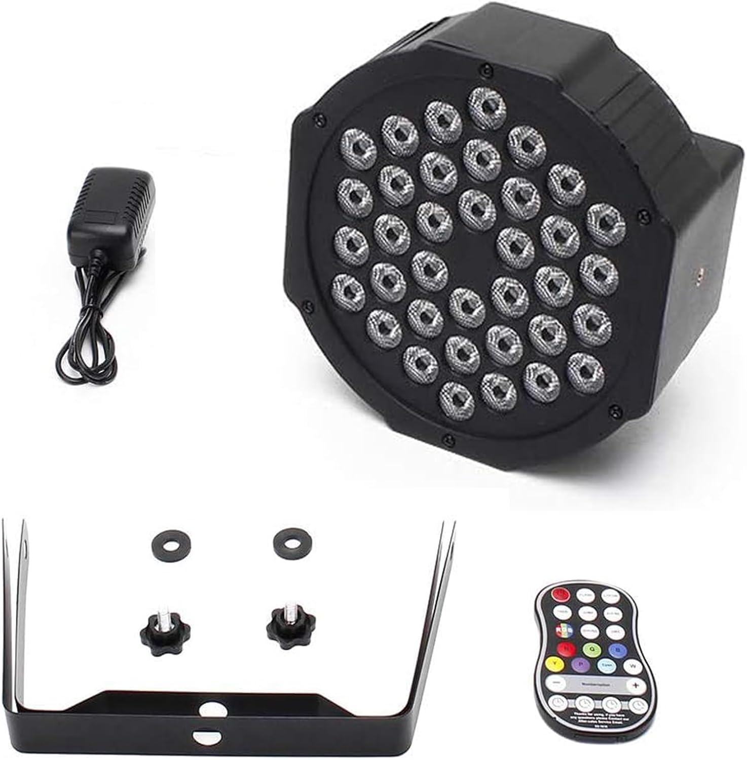 Detalle de UKing 4PCS LED Strahler Akku RGB 36 LED Par – kabellos, vielseitig einsetzbar