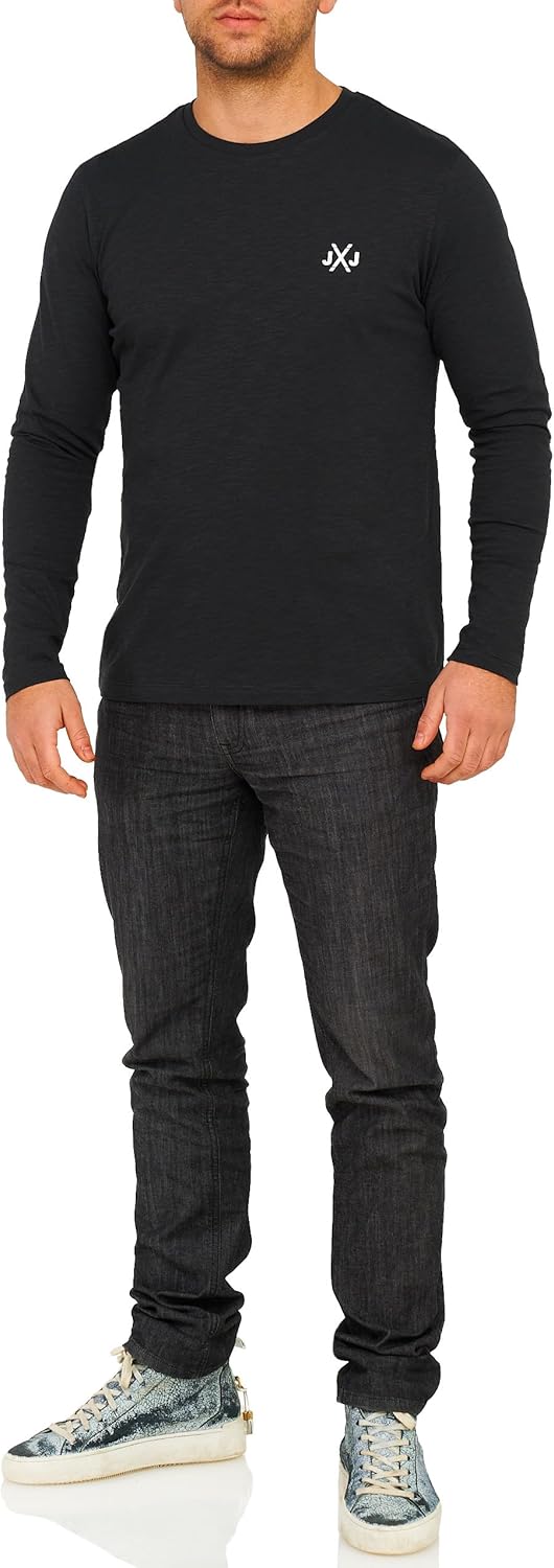 Thumbnail 4 de Jack & Jones Infinity Herren Langarmshirt Rise Infinity O-Neck T-Shirt