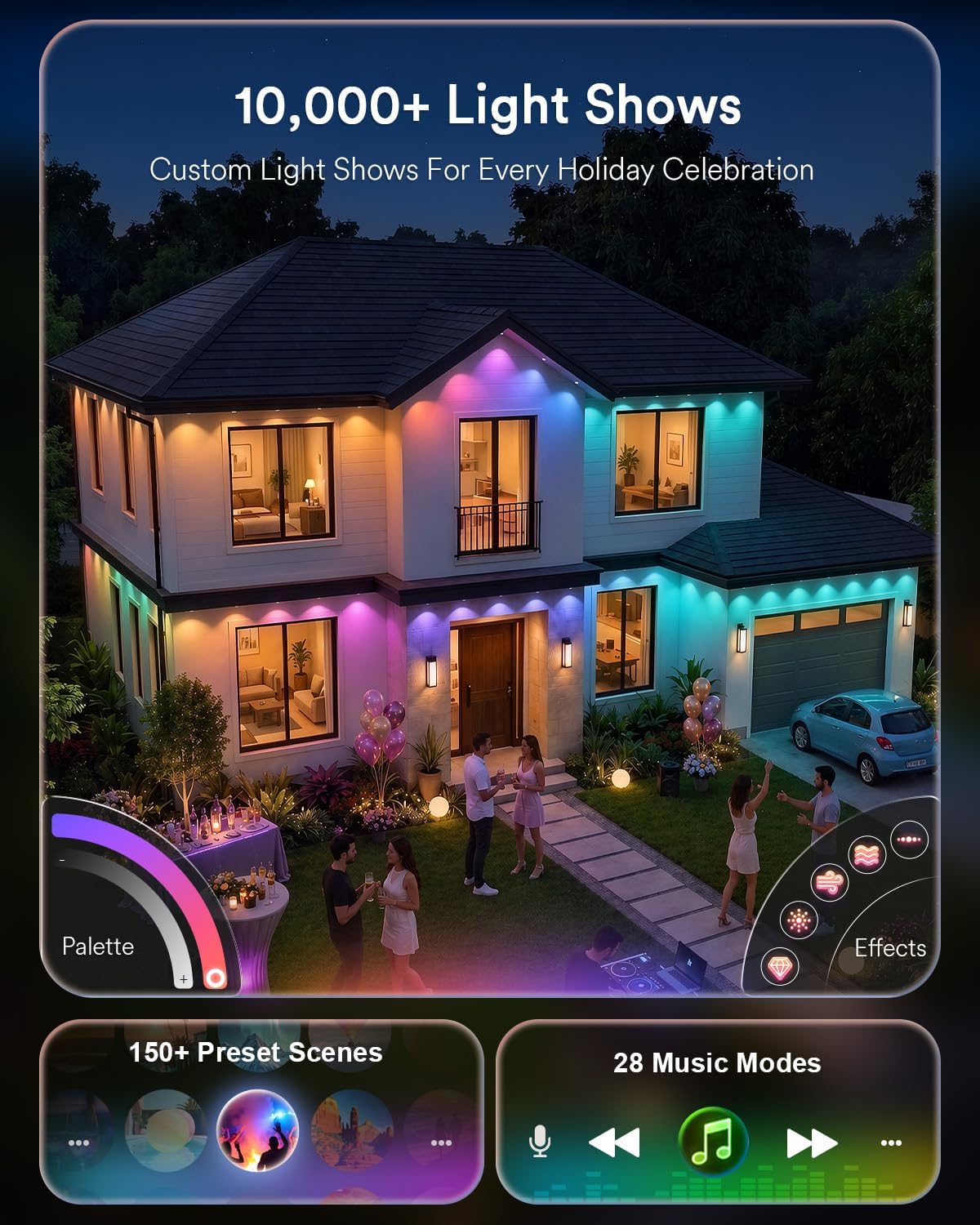 Thumbnail 6 de Lumary Permanent Outdoor Lights, 100 ft