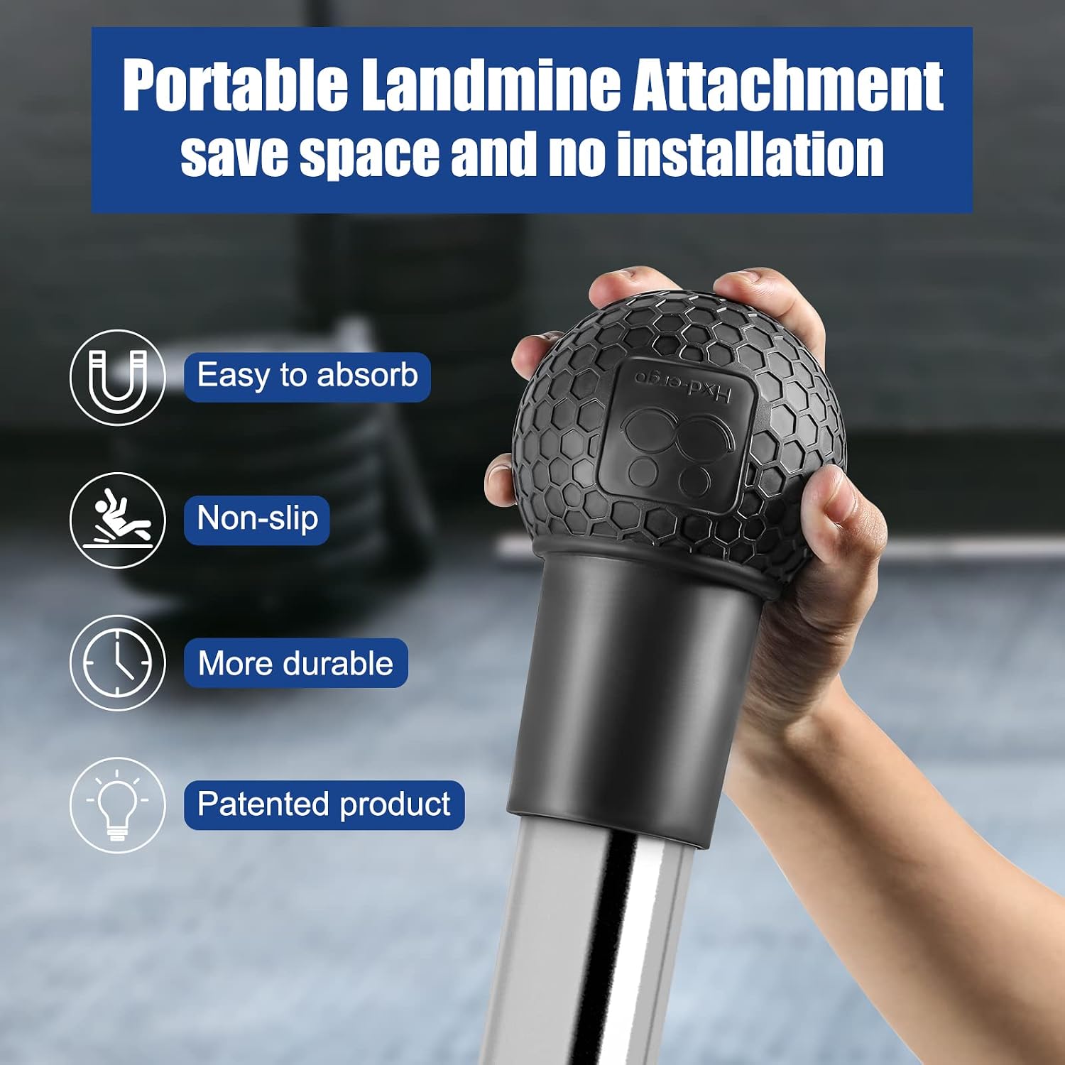 Detalle de HXD-ERGO Landmine Attachment for Barbell 2" ๐