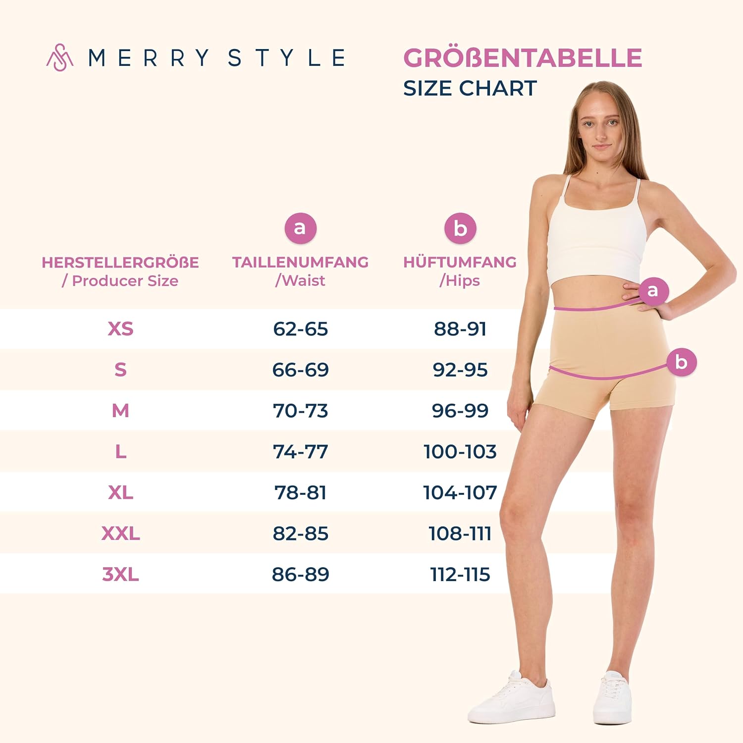 Thumbnail 5 de Merry Style MS10-392 damesonderbroek als katoenen fietsbroek, 94% katoen