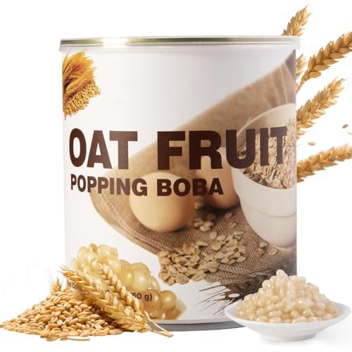 Detalle de T&Tea Oat Popping Boba Pearls, 1.87 lb Ready-to-Eat Beverage and Dessert Topping