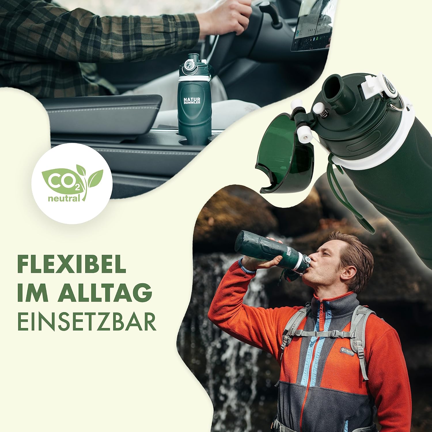 Thumbnail 4 de NATURBUMMLER Wasserfilter Flasche 1000 ml