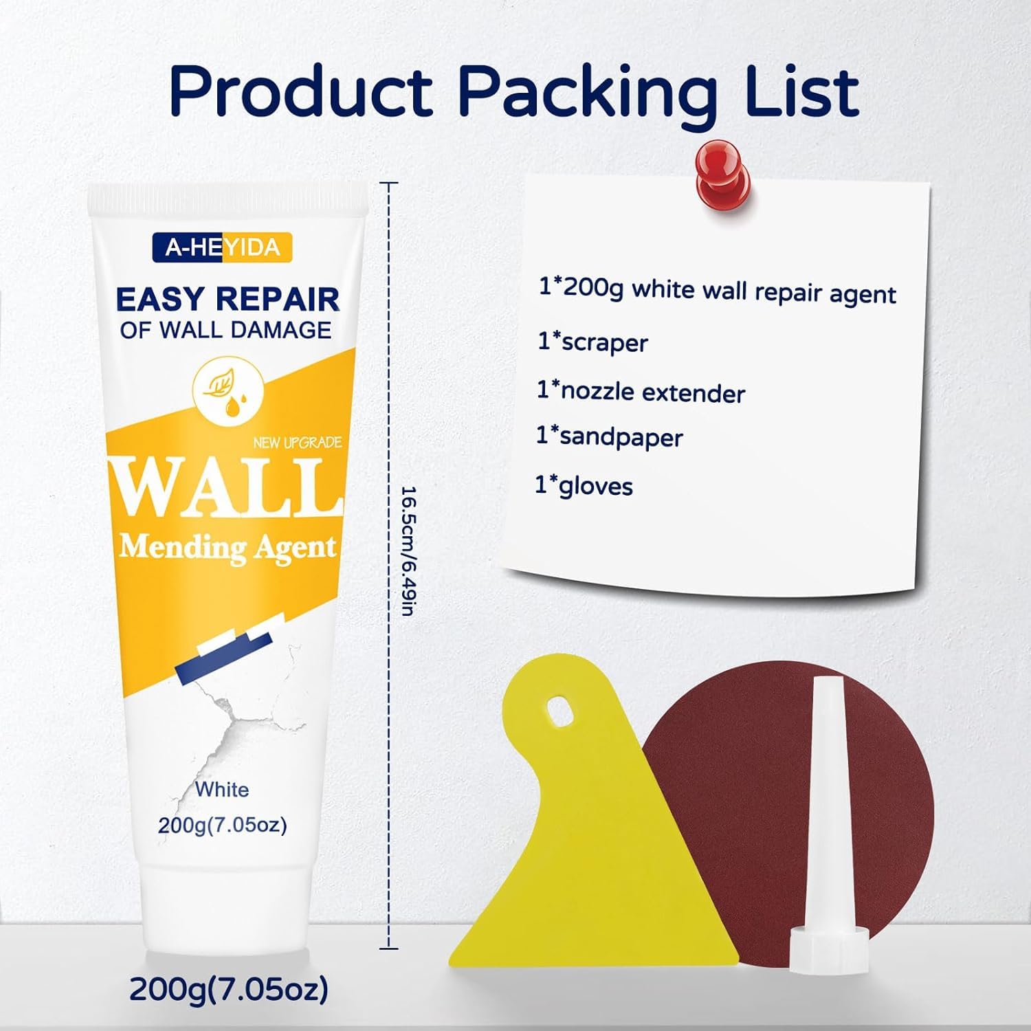 Thumbnail 5 de Spachtelmasse Weiß innen 200 g Wandreparatur