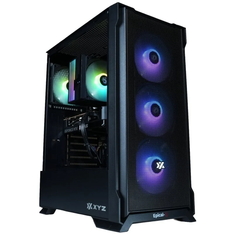 Detalle de Epical-q Mius: PC con Ryzen 5 5600x, 16 GB RAM, 1 TB NVMe y RTX 5060TI 8 GB + Windows 11 Pro