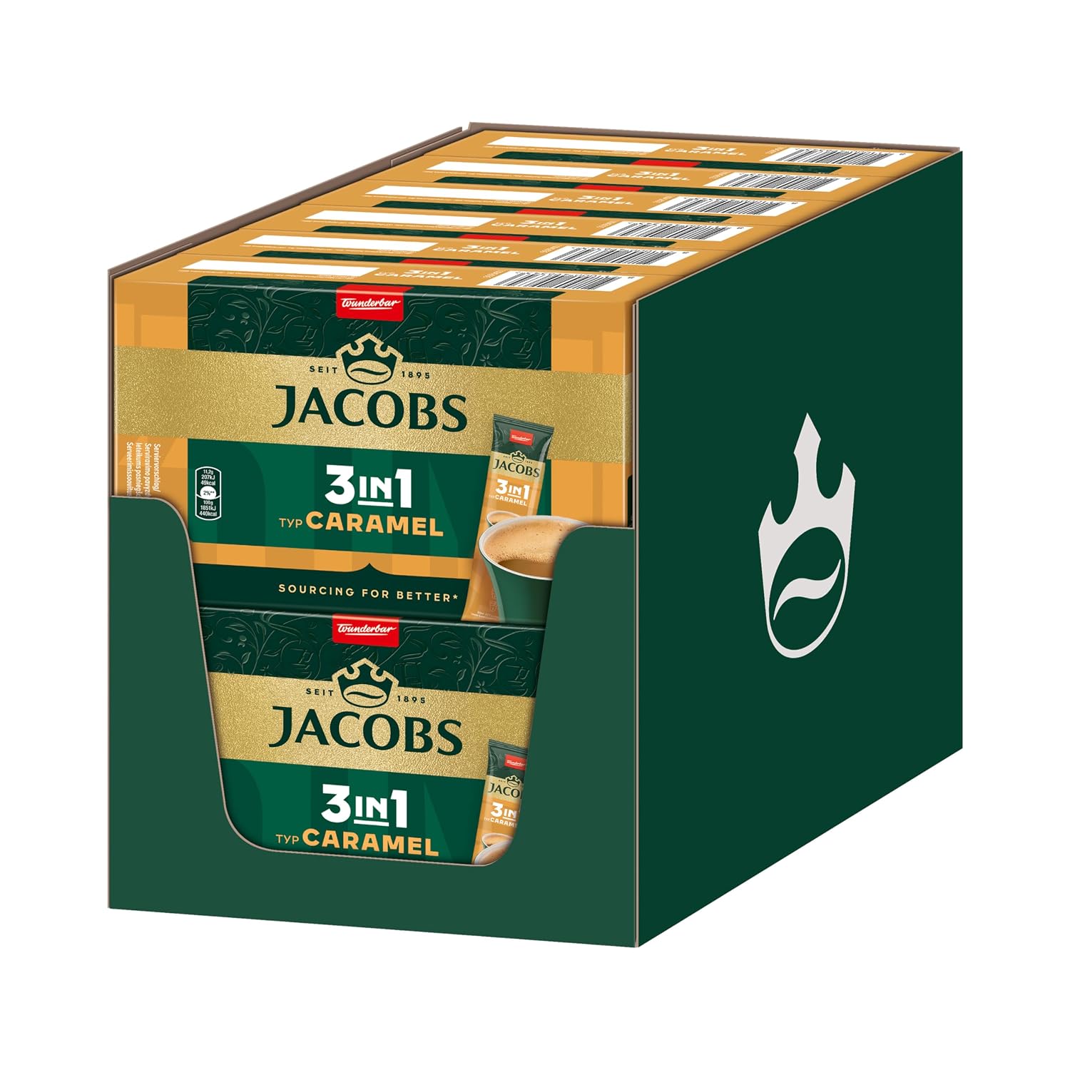 Thumbnail 5 de Jacobs 3in1 Classic – Instant Kaffee Sticks (12 x 10 Sticks, 120 Getränke)