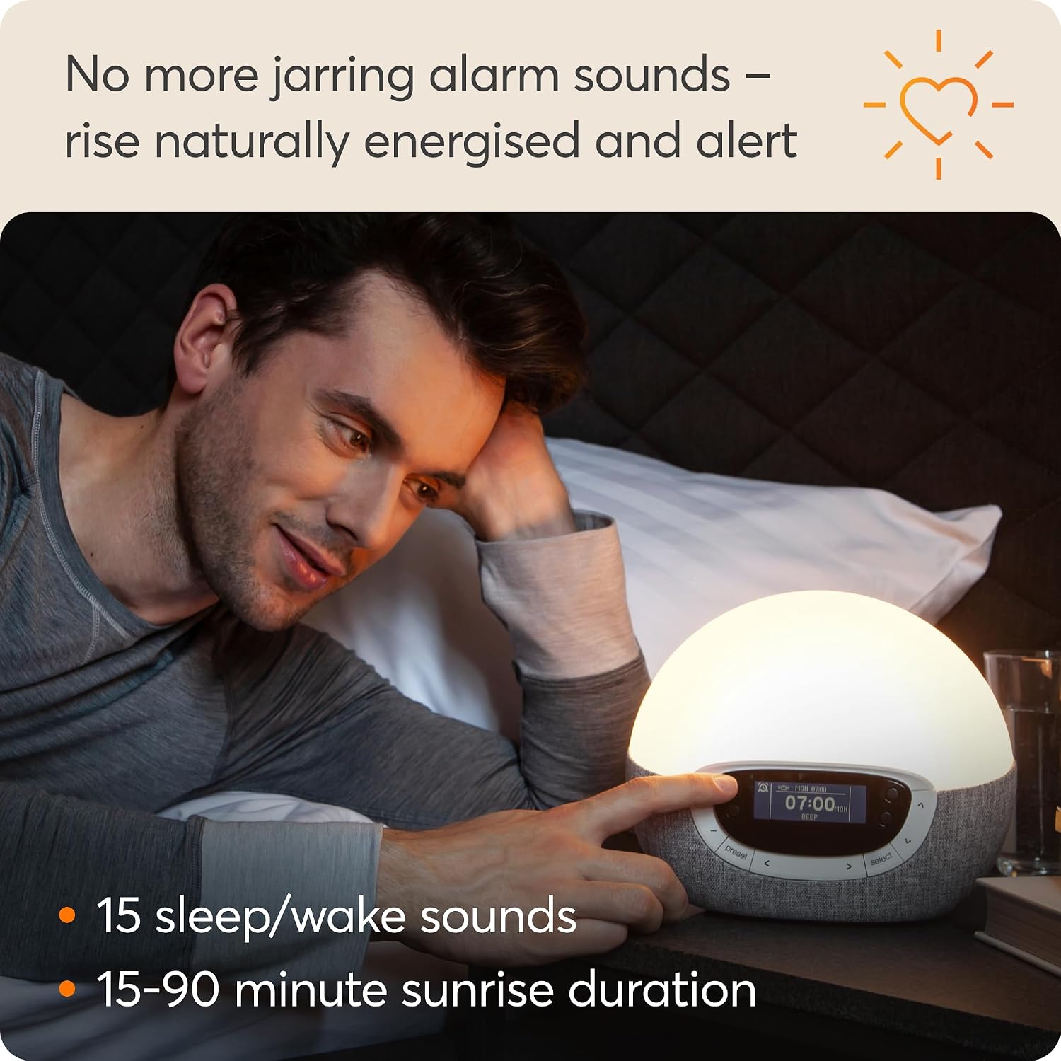 Thumbnail 3 de Lumie Bodyclock Shine 300 wake-up light clock