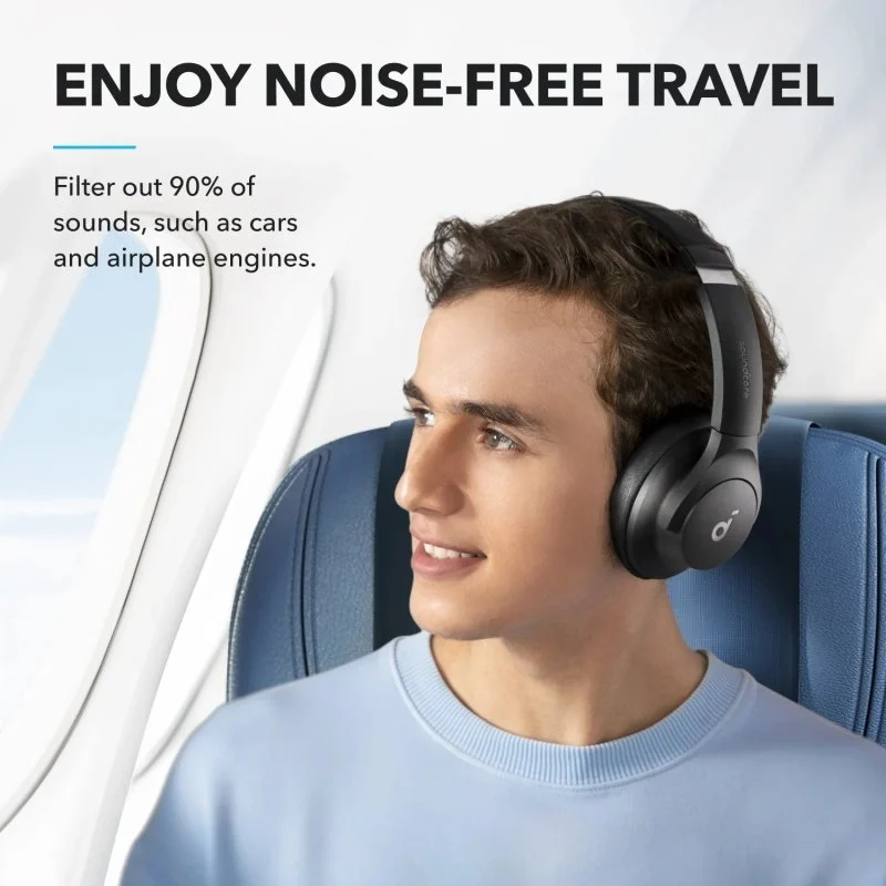 Detalle 2 de Soundcore Q20i Auriculares Bluetooth ANC azules