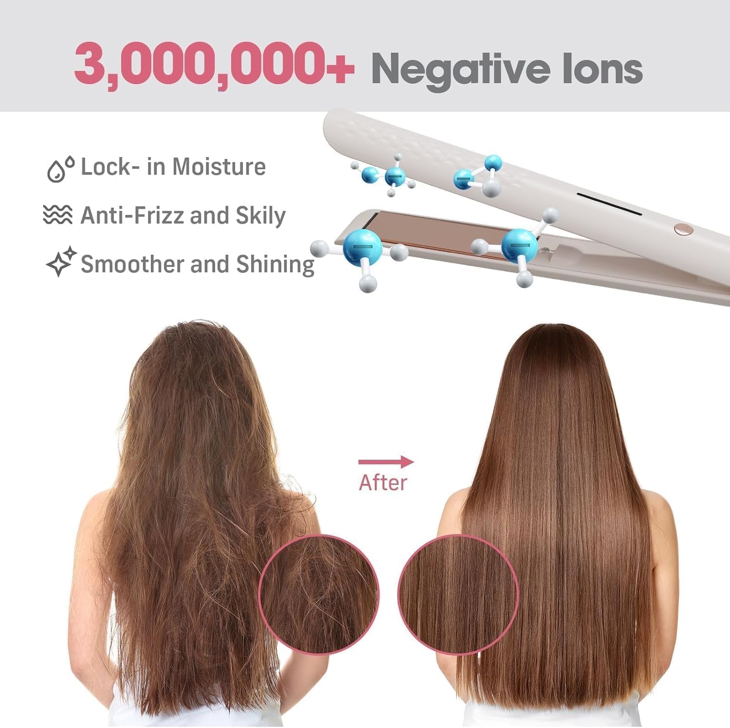 Detalle de Quico Hair Straightener 15s Fast Heating