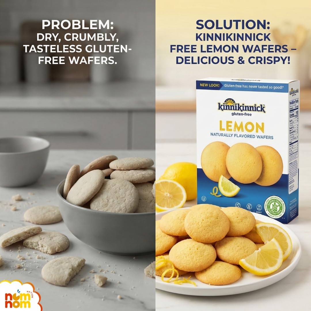 Detalle 2 de Kinnikinnick Lemon Wafer Cookies 6.3 oz