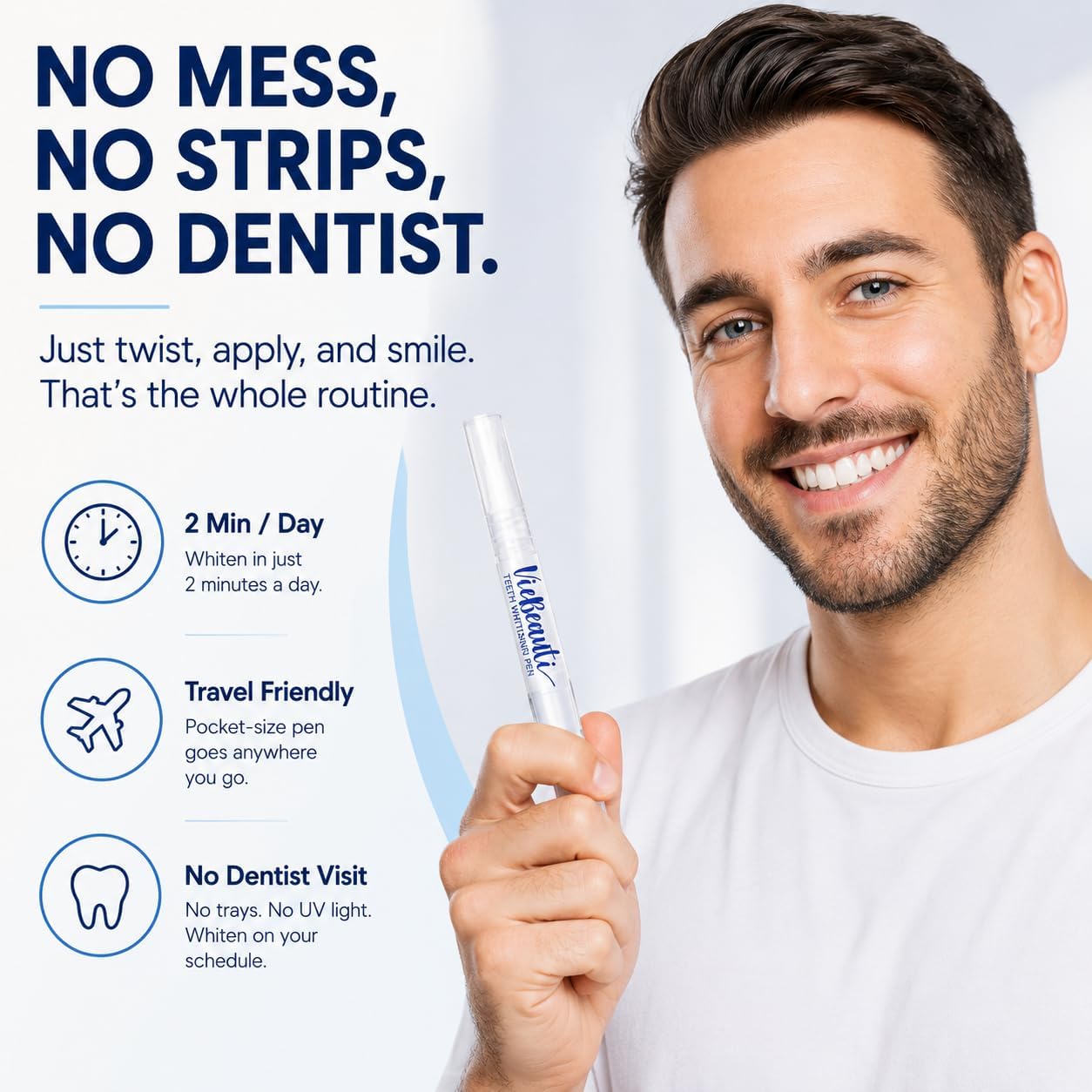 Detalle de VieBeauti Teeth Whitening Pen Kit, 5-Pack