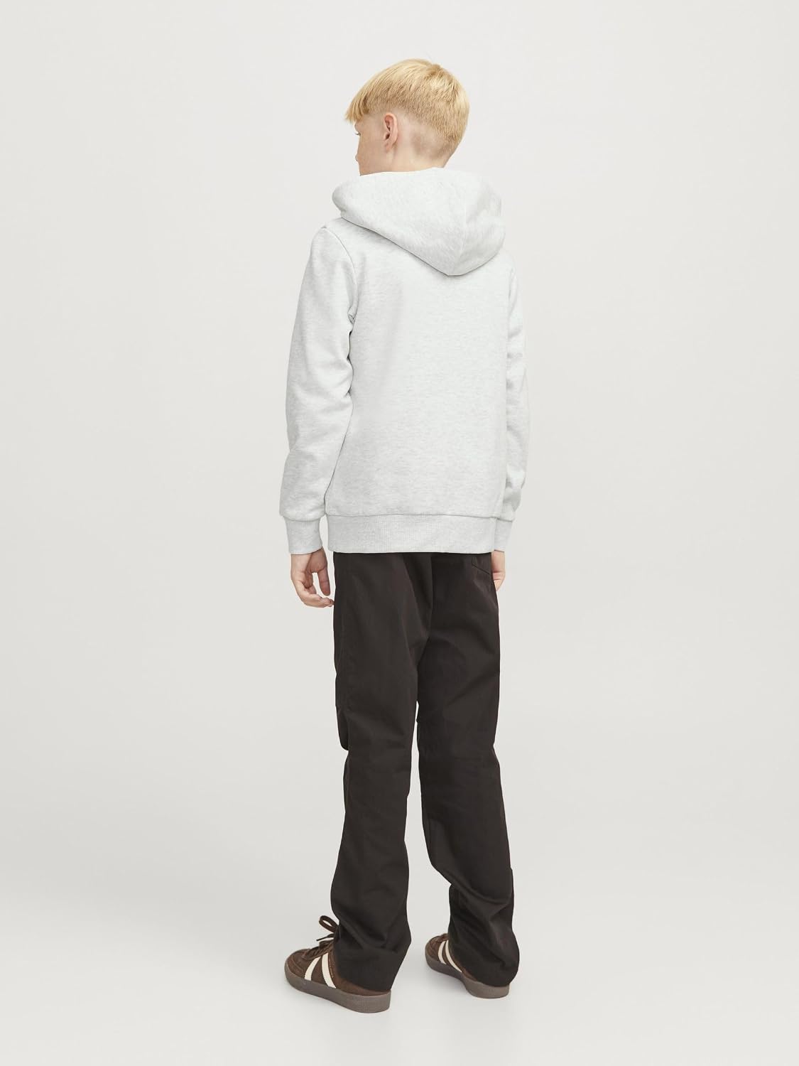Detalle de JACK & JONES Junior Hoodie Logo Hoodie Junior: felpa con tasca a marsupio