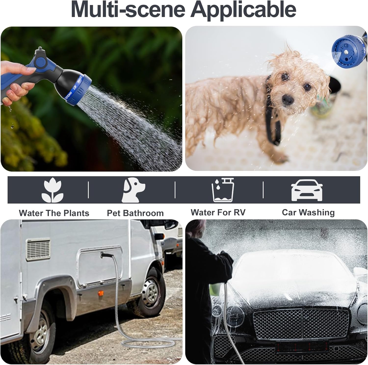 Thumbnail 6 de SPECILITE 50ft Stainless Steel Garden Hose
