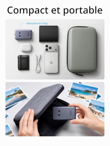 Thumbnail 6 de UGREEN 6 en 1 Adaptateur Prise Universelle Voyage PD 45W – 2 Prises AC + 4 USB