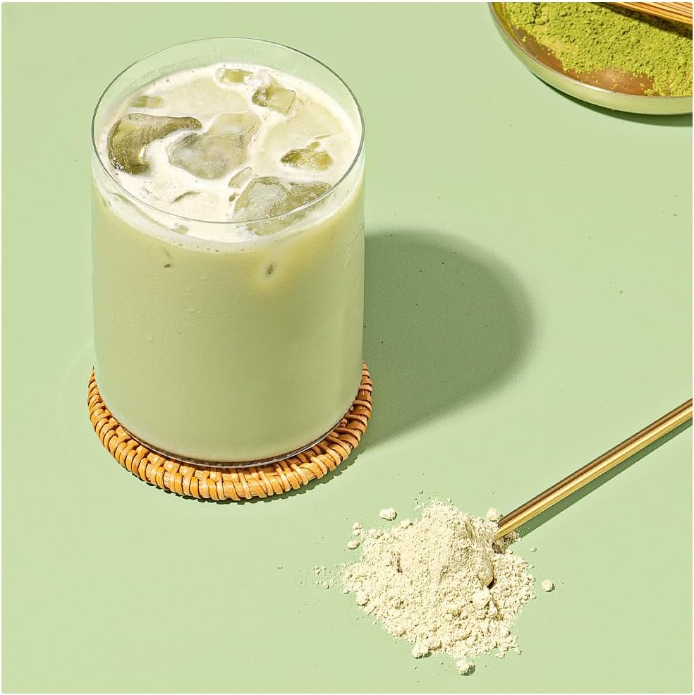 Thumbnail 6 de Protein Works Iced Protein Matcha Latte – Gold Innovation, poudre protéinée au thé vert matcha (33 portions, 1 kg)