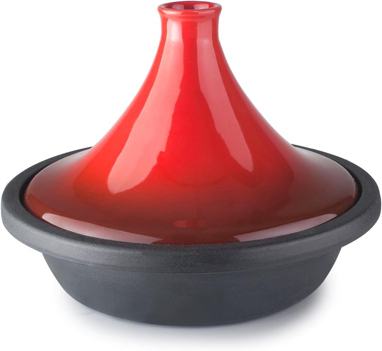 Detalle de IBILI H-Class 32 cm – tajine żeliwny z ceramiczną pokrywą na indukcję