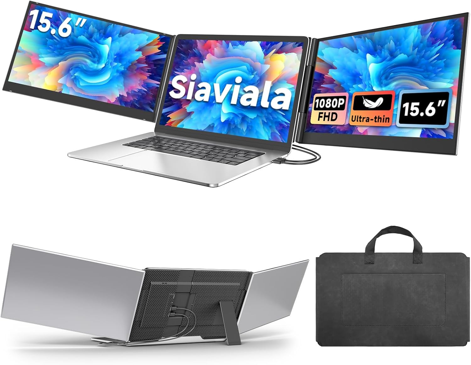 Detalle de Siaviala 15,6-Zoll Laptop Monitor Erweiterung