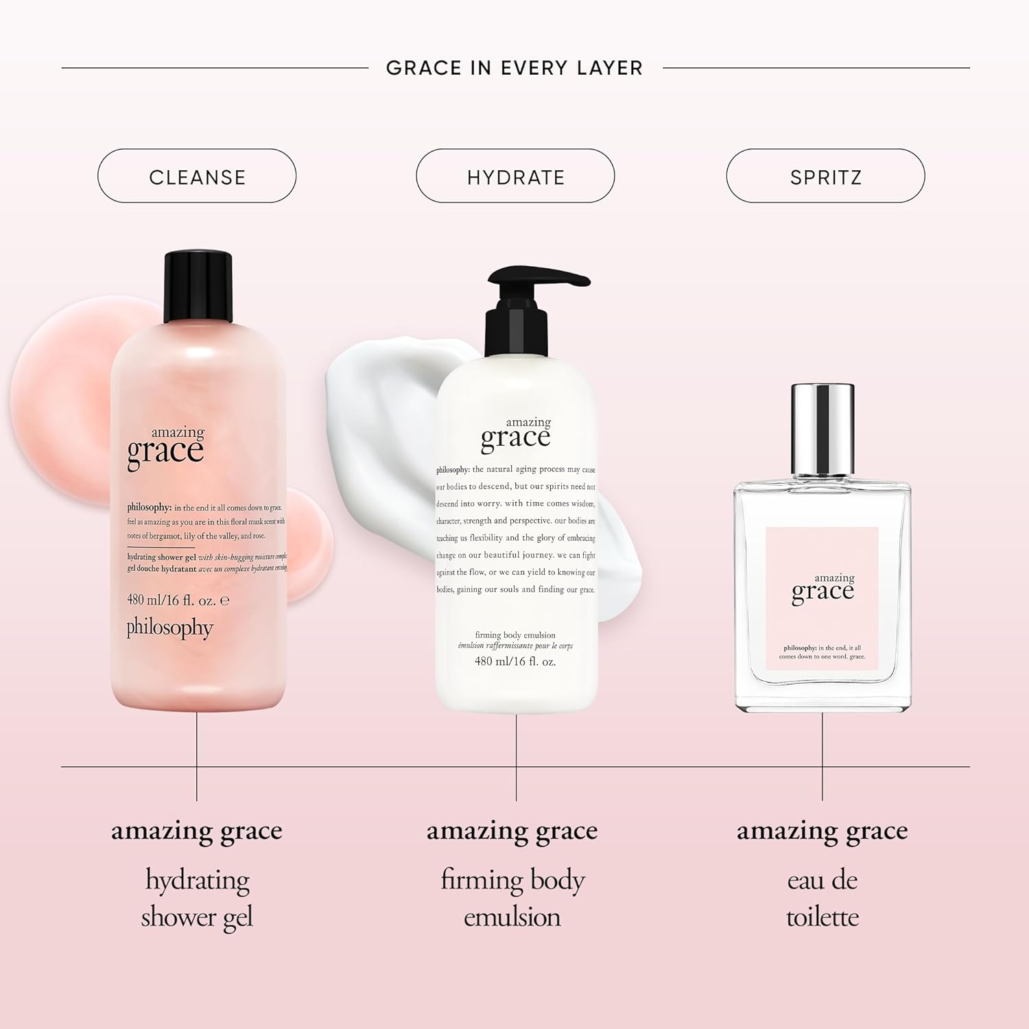 Thumbnail 3 de philosophy amazing grace shower gel 16 fl oz