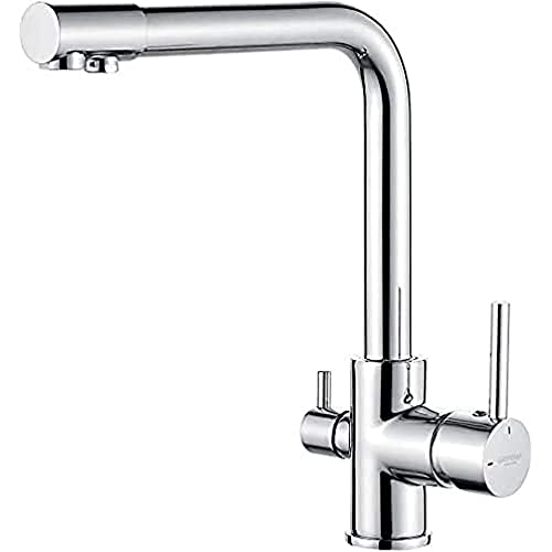 GRIFEMA G4003 Dover, mezclador 3 vías plateado 🚰