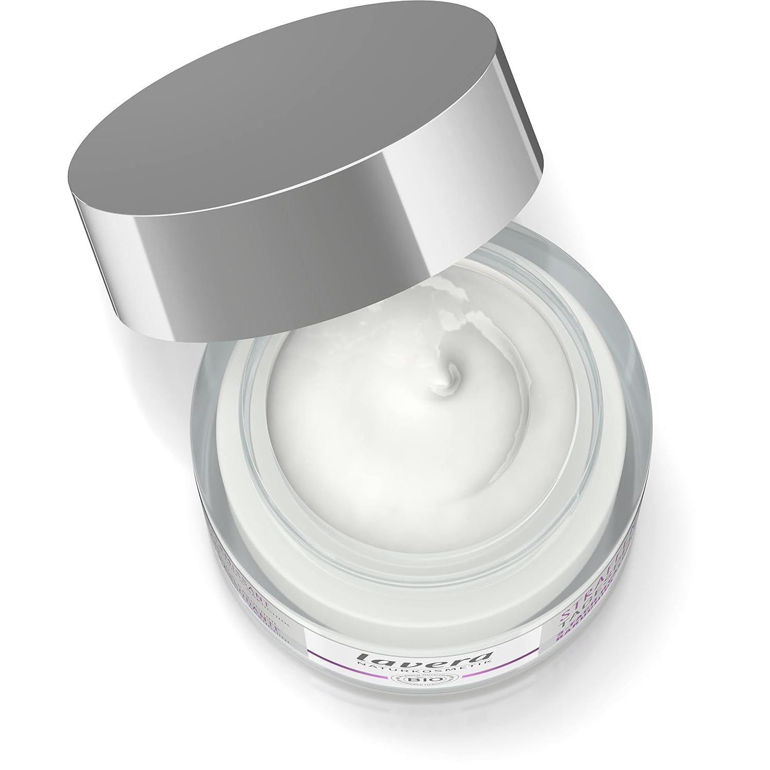 Detalle de Lavera Straffende Tagespflege – vegane Hyaluron-Bakuchiol-Creme (50 ml)