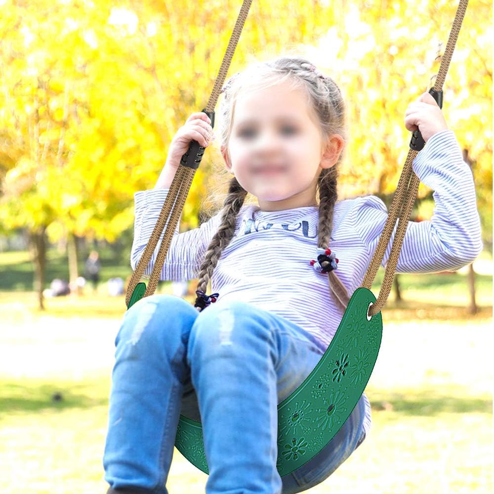 Thumbnail 5 de BeneLabel 2er Schaukel Kinder: Indoor/Outdoor-Eimer-Schaukelsitz mit Höhenverstellseil (130–200 cm)