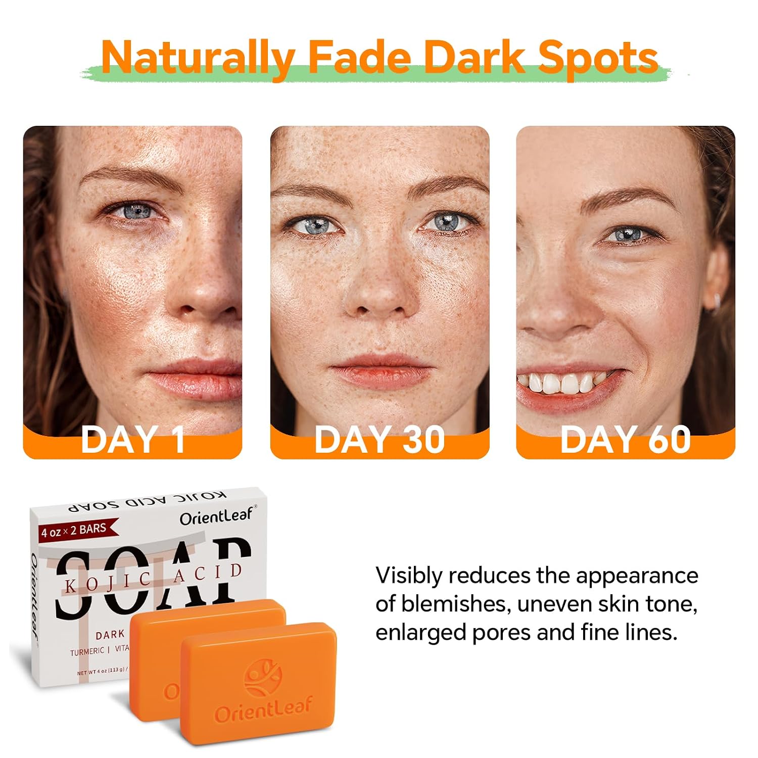 Detalle 2 de OrientLeaf Kojic Acid Soap, 4 oz