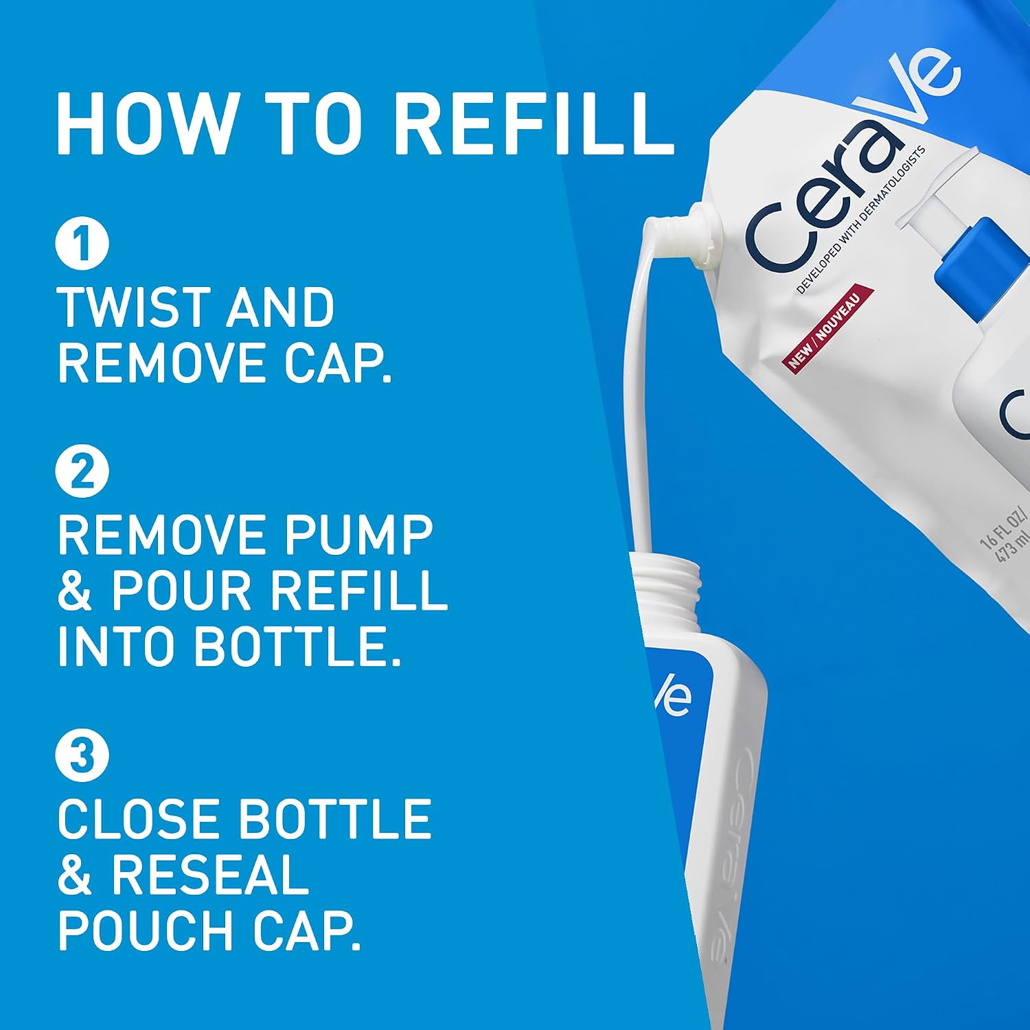 Thumbnail 4 de CeraVe Moisturising Lotion 473ml Refill