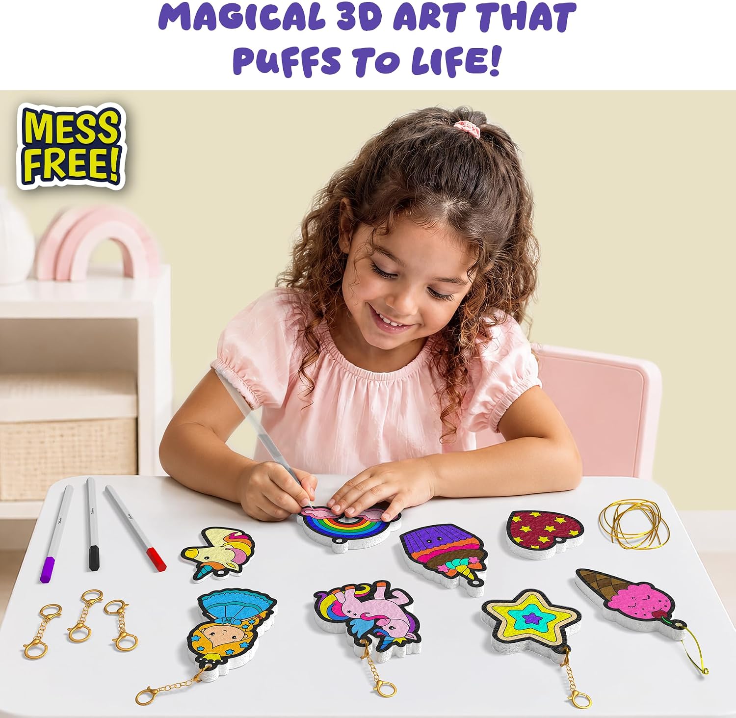 Thumbnail 1 de Skillmatics Aqua Puffs: Mess-Free 3D Art & Craft Kit for Kids
