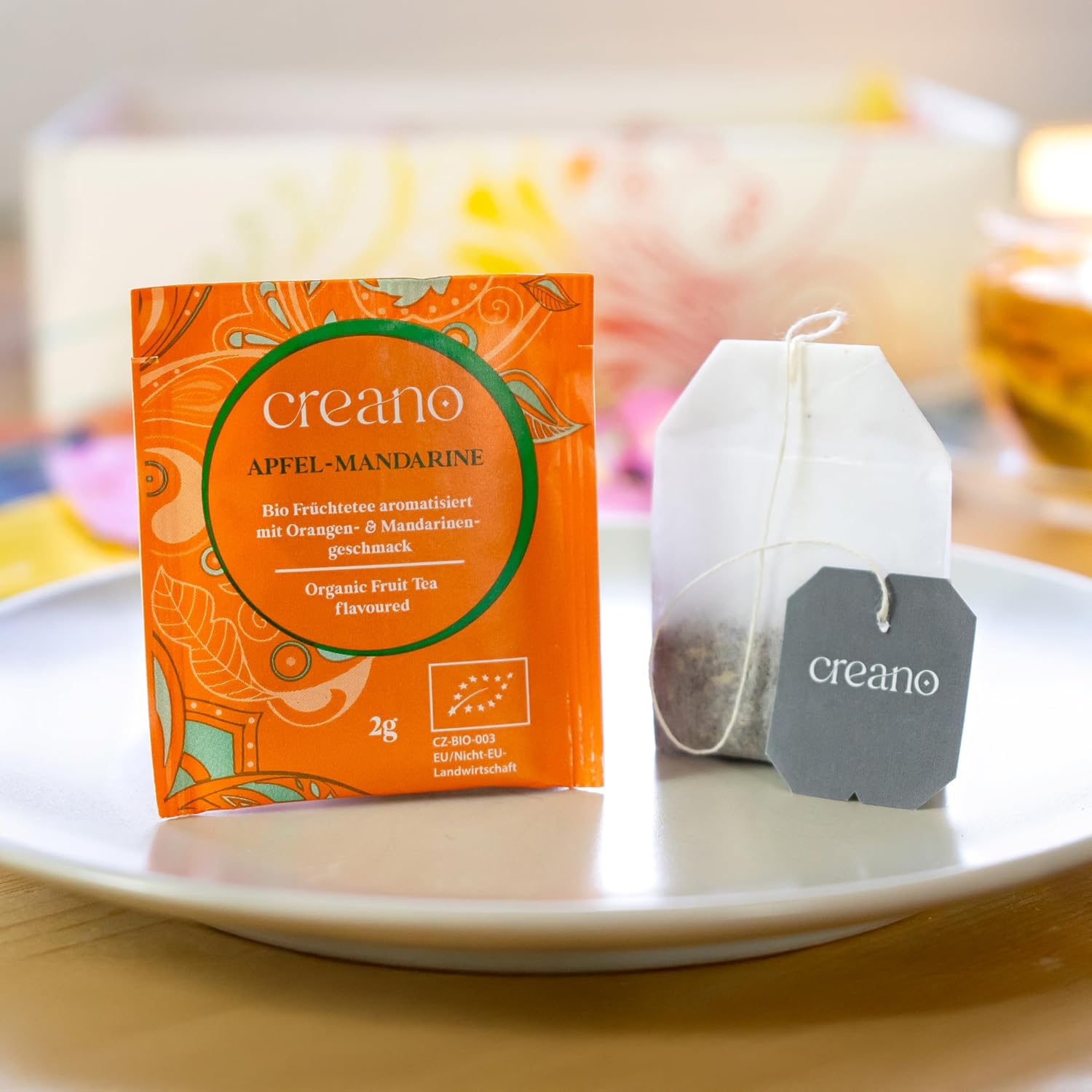 Thumbnail 5 de Creano Bio Kräutertee & Tee Geschenkset „World of Tea“ – 72 Teebeutel in 24 Sorten, koffeinfrei