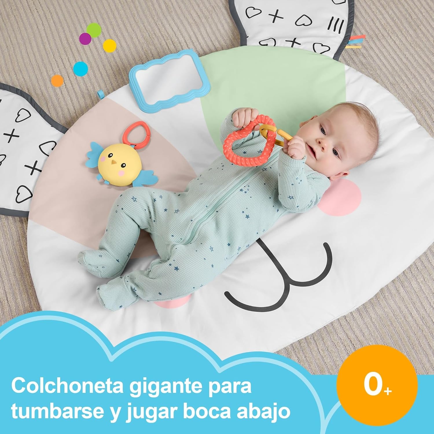 Thumbnail 2 de Fisher-Price Puppy Perfection: alfombra de juego gigante para bebés 0 meses