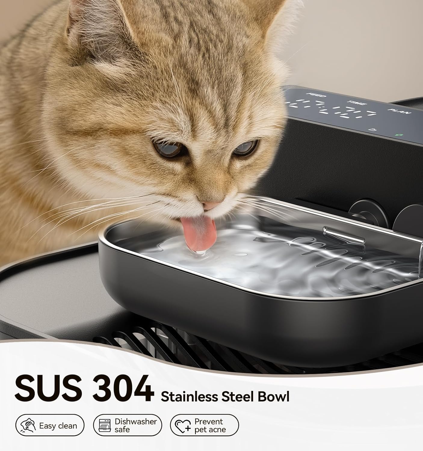 Detalle de FEELNEEDY smart water fountain 3.5L