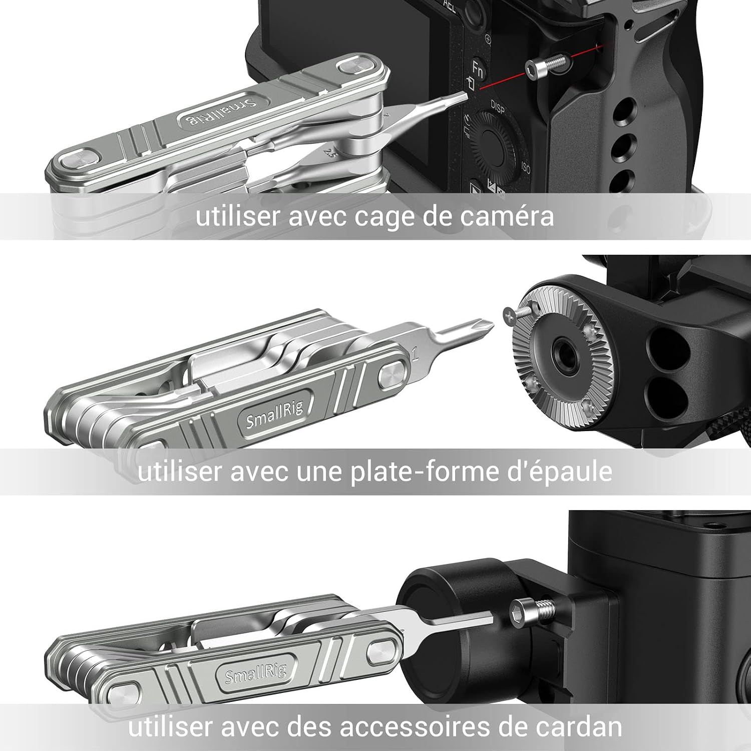 Thumbnail 2 de SMALLRIG 9 en 1 Outils Pliables 2713