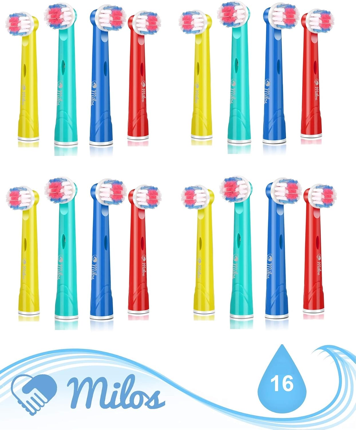 Thumbnail 1 de Aufsteckbürsten Kinder 16 Stück für Oral B