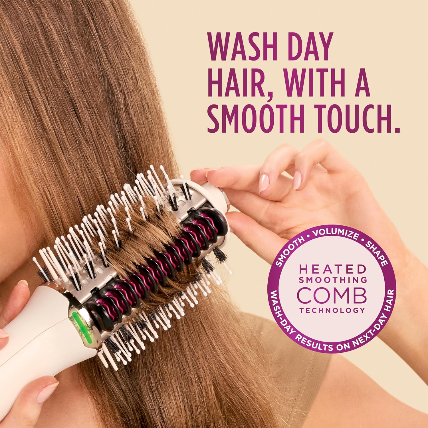 Detalle de Shark HT202 SmoothStyle Heated Comb + Blow Dryer Brush
